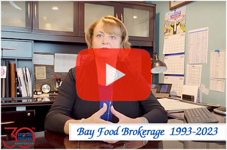 Video of Cammie Chatterton speaking about her favorite moments beginning Bay Food Brokerage